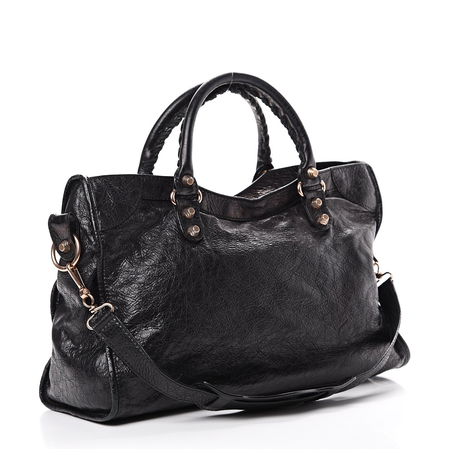 Balenciaga Agneau Giant 12 Rose Gold Hardware City Black 2 of 11