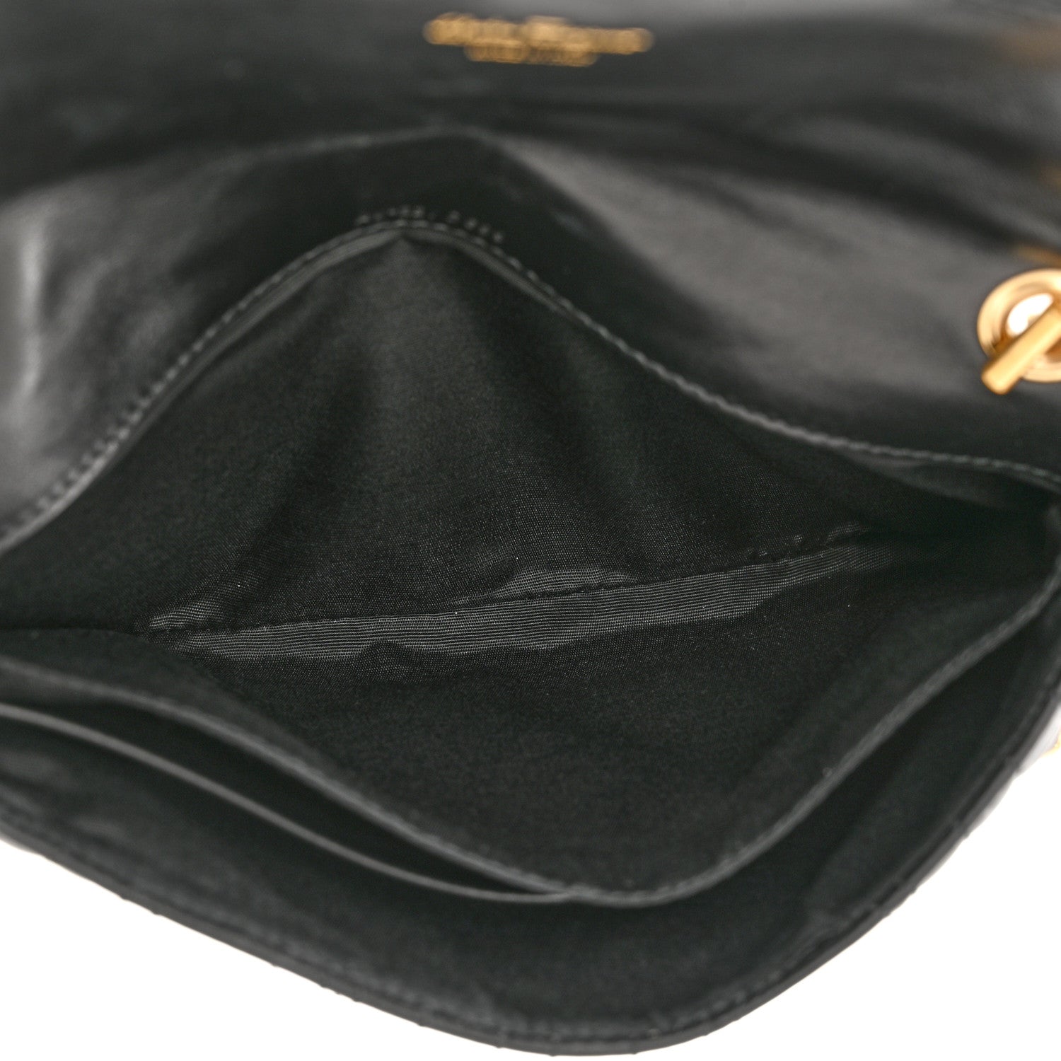 Salvatore Ferragamo Calfskin Quilted Gancini Mini Bag Black 5 of 10