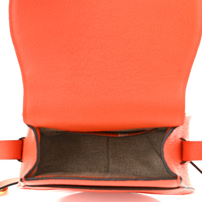 Chloe Calfskin Mini Marcie Round Crossbody Bag Rusted Orange 5 of 12
