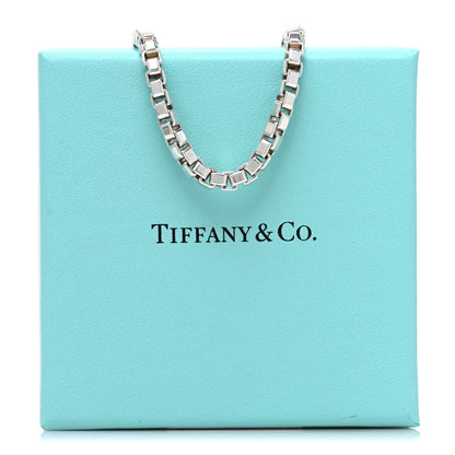 Tiffany Sterling Silver 4mm Venetian Link Bracelet 4 of 4