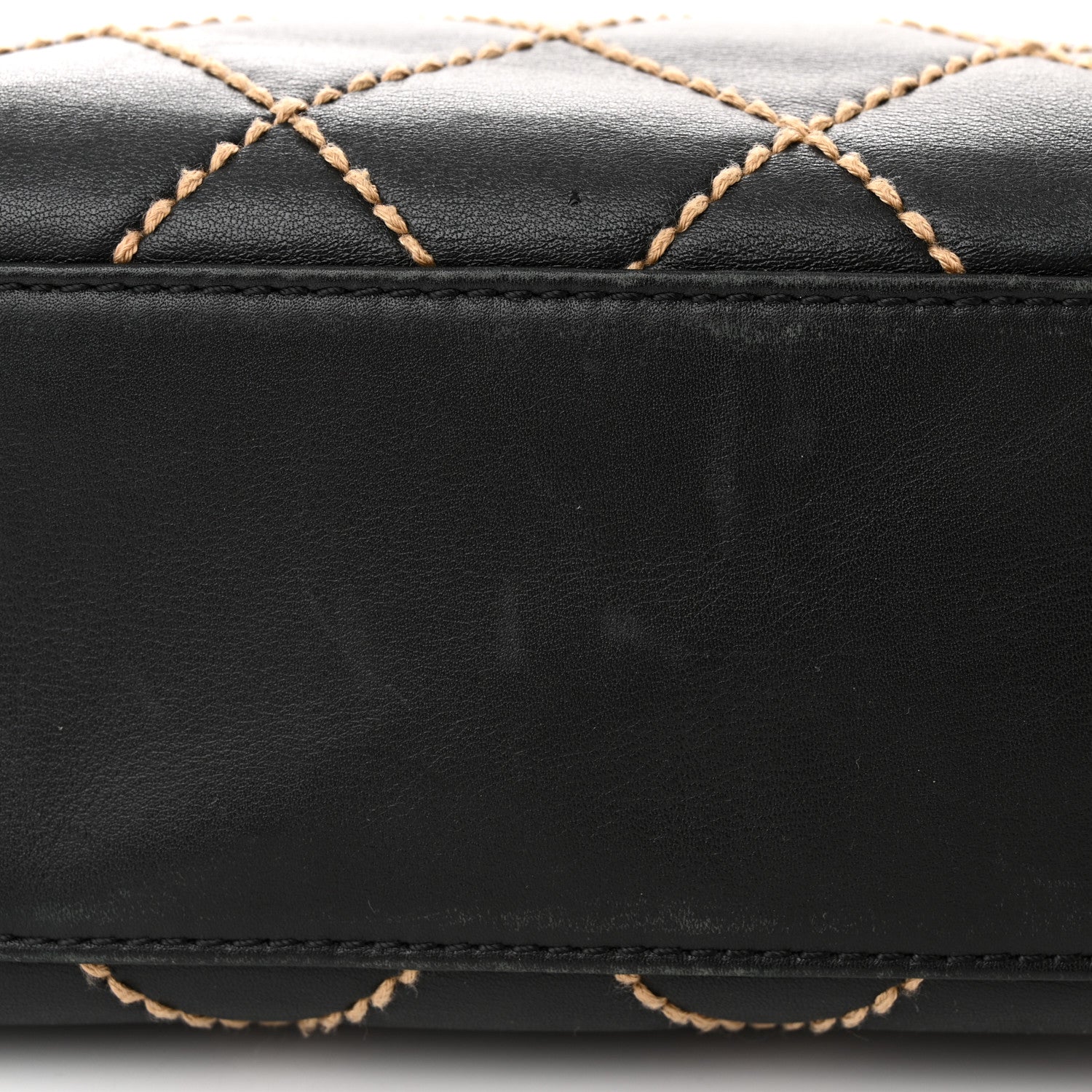 Chanel Calfskin Stitch Small Surpique Tote Black 11 of 12