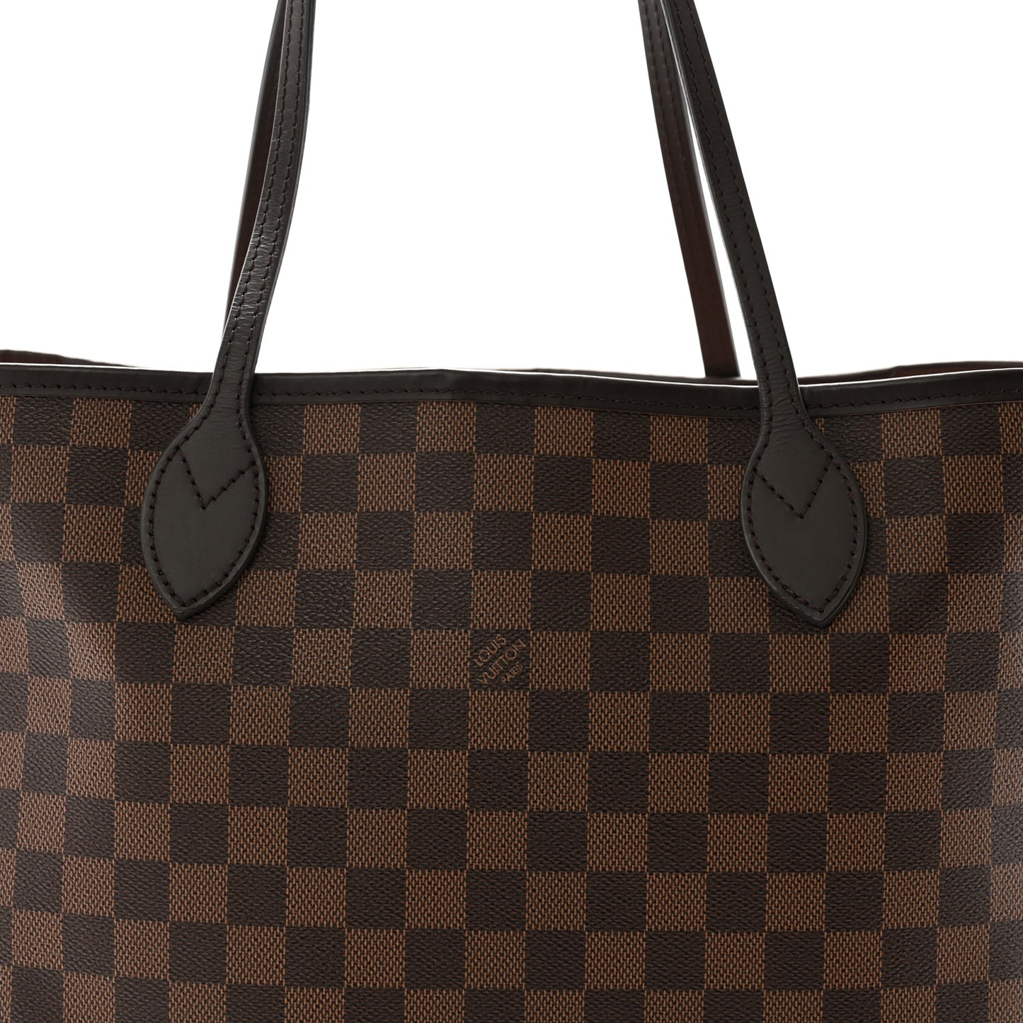 Damier Ebene Neo Neverfull MM Rose Ballerine
