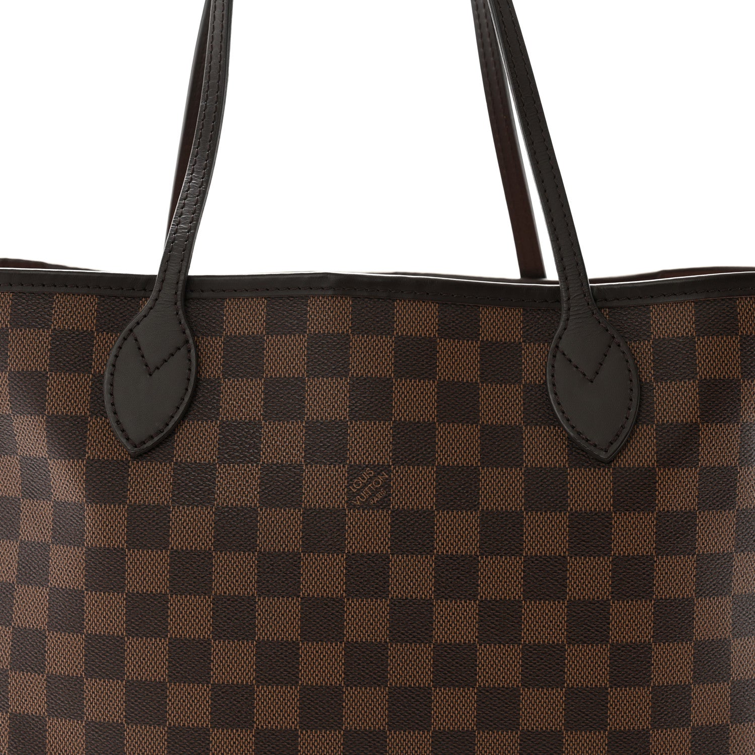Louis Vuitton Damier Ebene Neo Neverfull MM Rose Ballerine 6 of 8