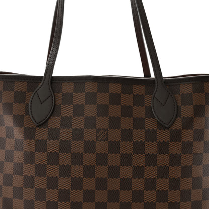 Louis Vuitton Damier Ebene Neo Neverfull MM Rose Ballerine 6 of 8