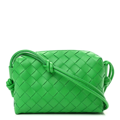Bottega Veneta Nappa Intrecciato Mini Loop Camera Bag Parakeet 1 of 9