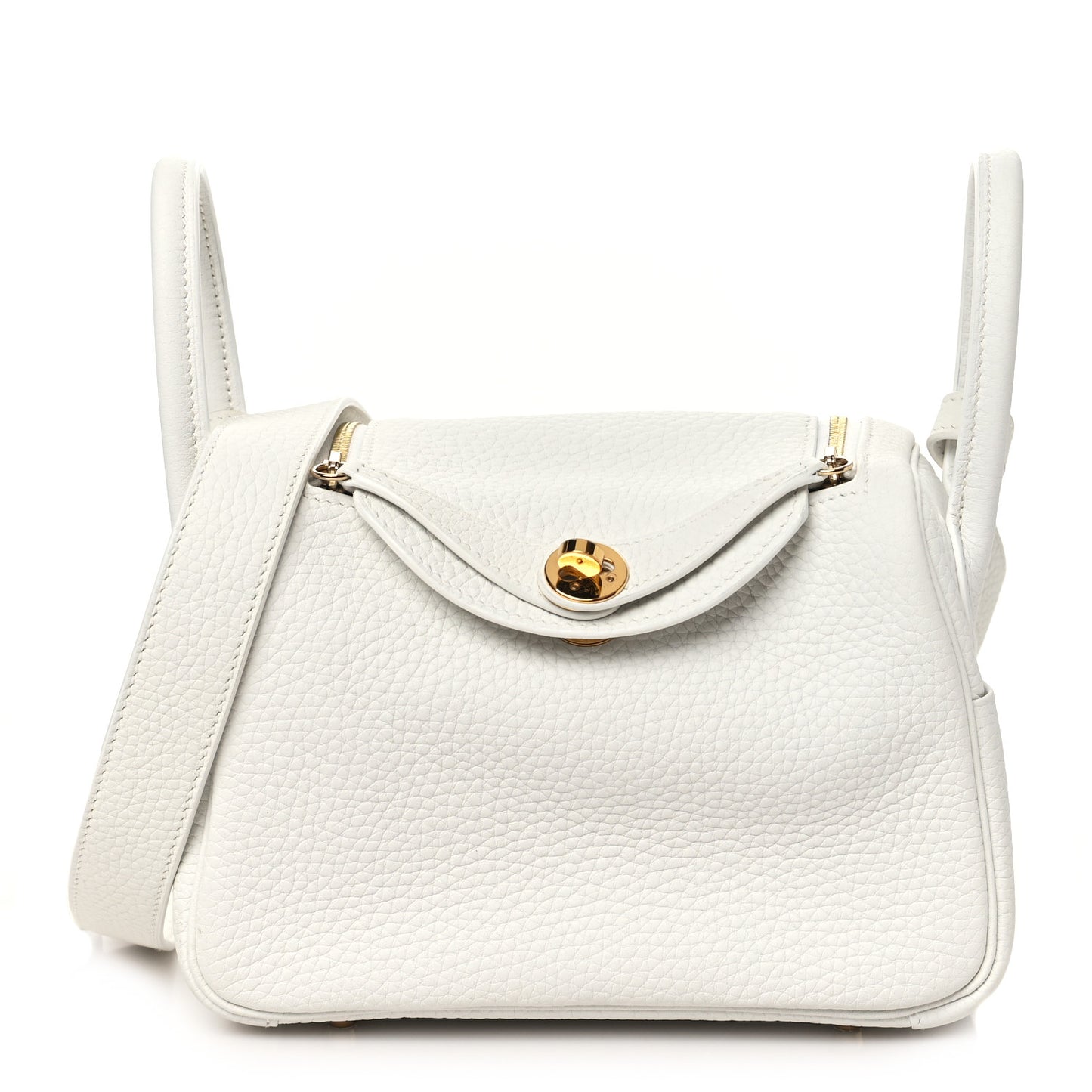 Taurillon Clemence Mini Lindy 20 New White