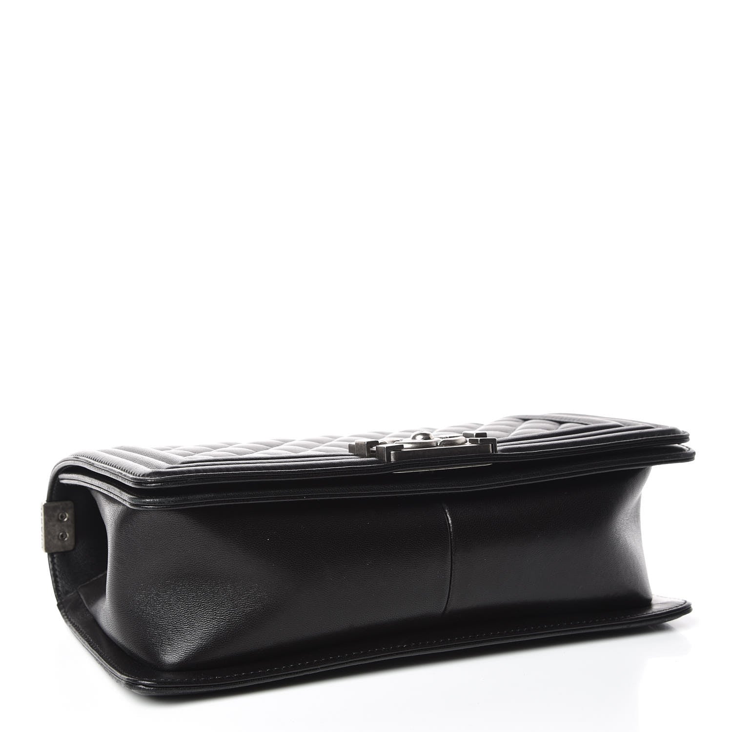 Chanel Lambskin Quilted Medium Boy Flap Black 4 of 11