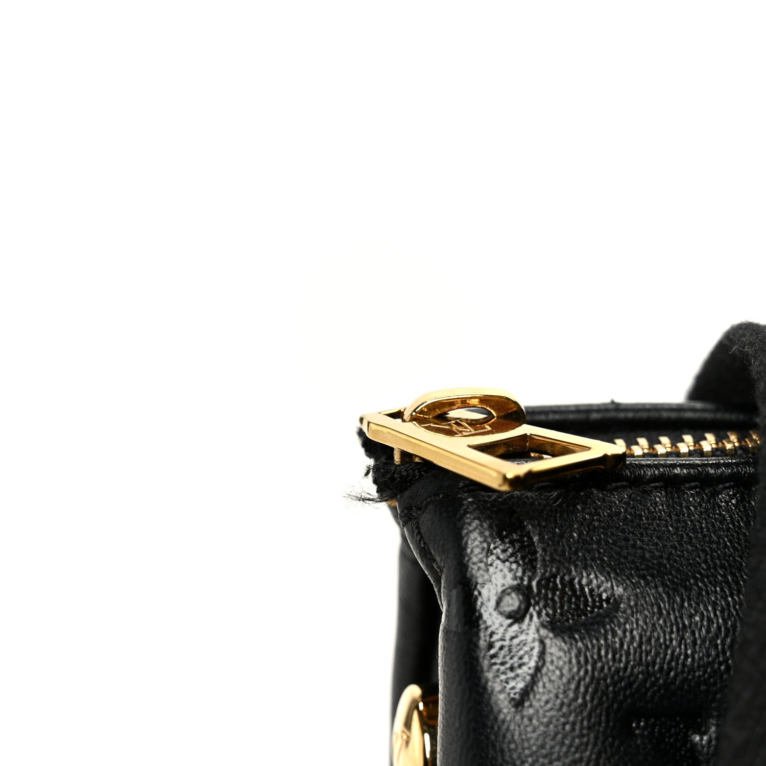 Louis Vuitton Lambskin Embossed Monogram Coussin MM Black 12 of 12