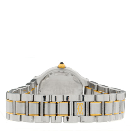 Cartier Stainless Steel 18K Yellow Gold 28mm Must de 21 Quartz Watch 3 of 4