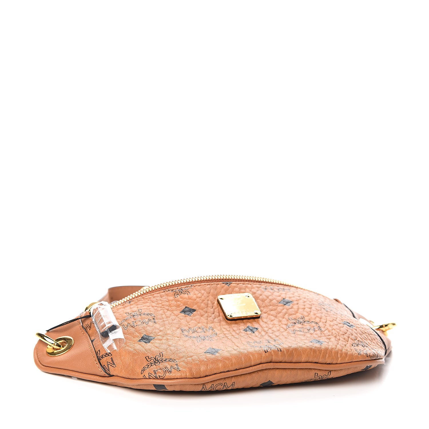 MCM Visetos Stark Belt Bag Cognac 4 of 10