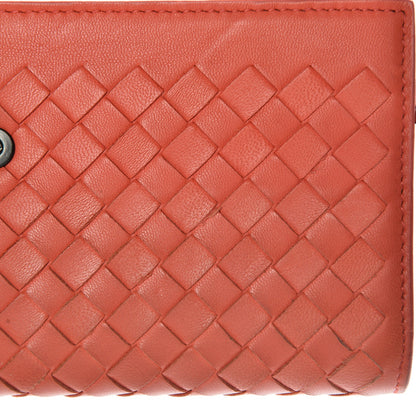 Bottega Veneta Nappa Intrecciato Continental Flap Wallet Magma 9 of 12