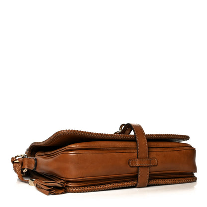 Gucci Grained Calfskin Medium Marrakech Flap Messenger Bag Brown 4 of 16