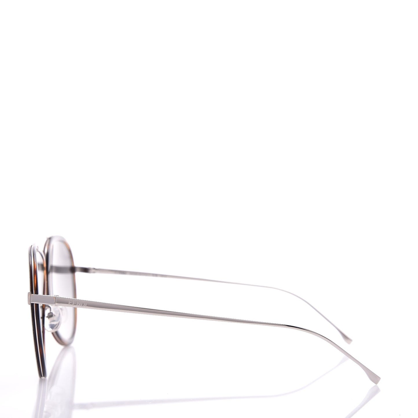 Metal Aviator Sunglasses FF0155/S White