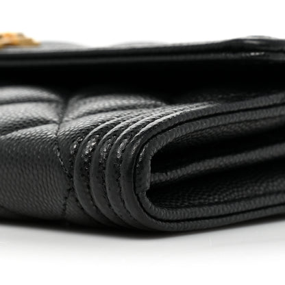 Chanel Caviar Quilted Long Boy Flap Wallet Black 9 of 14