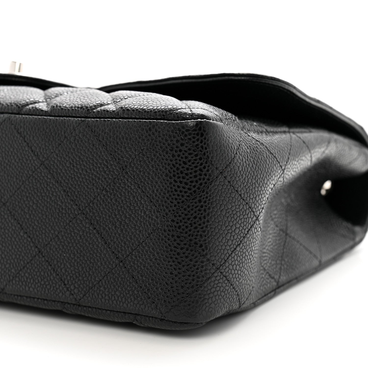 Chanel Caviar Quilted Jumbo Single Flap Black 10 of 10