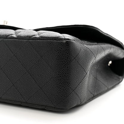 Chanel Caviar Quilted Jumbo Single Flap Black 10 of 10