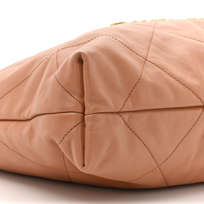 Chanel Shiny Calfskin Quilted Chanel 22 Brown 12 of 12
