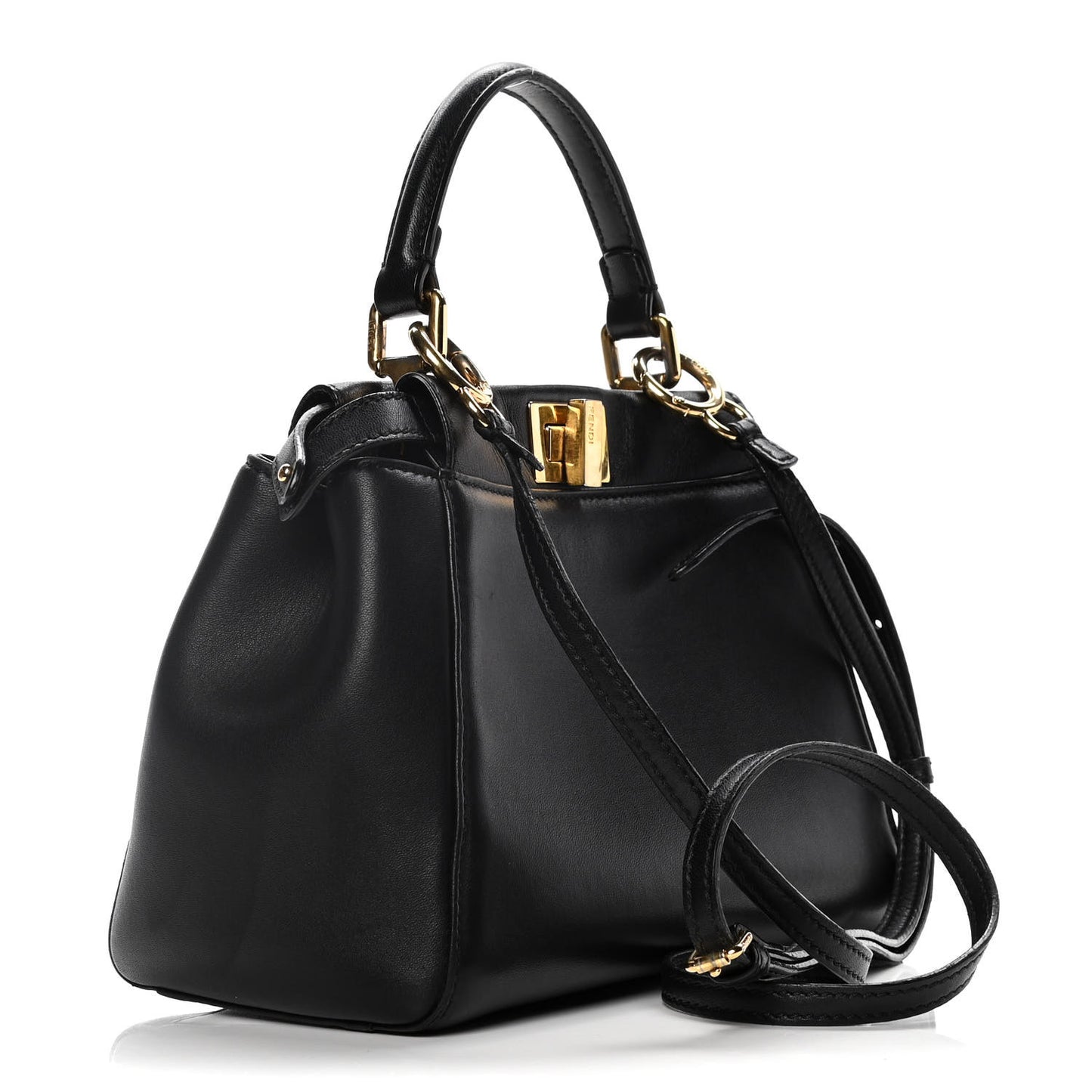 Nappa Mini Peekaboo Iconic Satchel Black