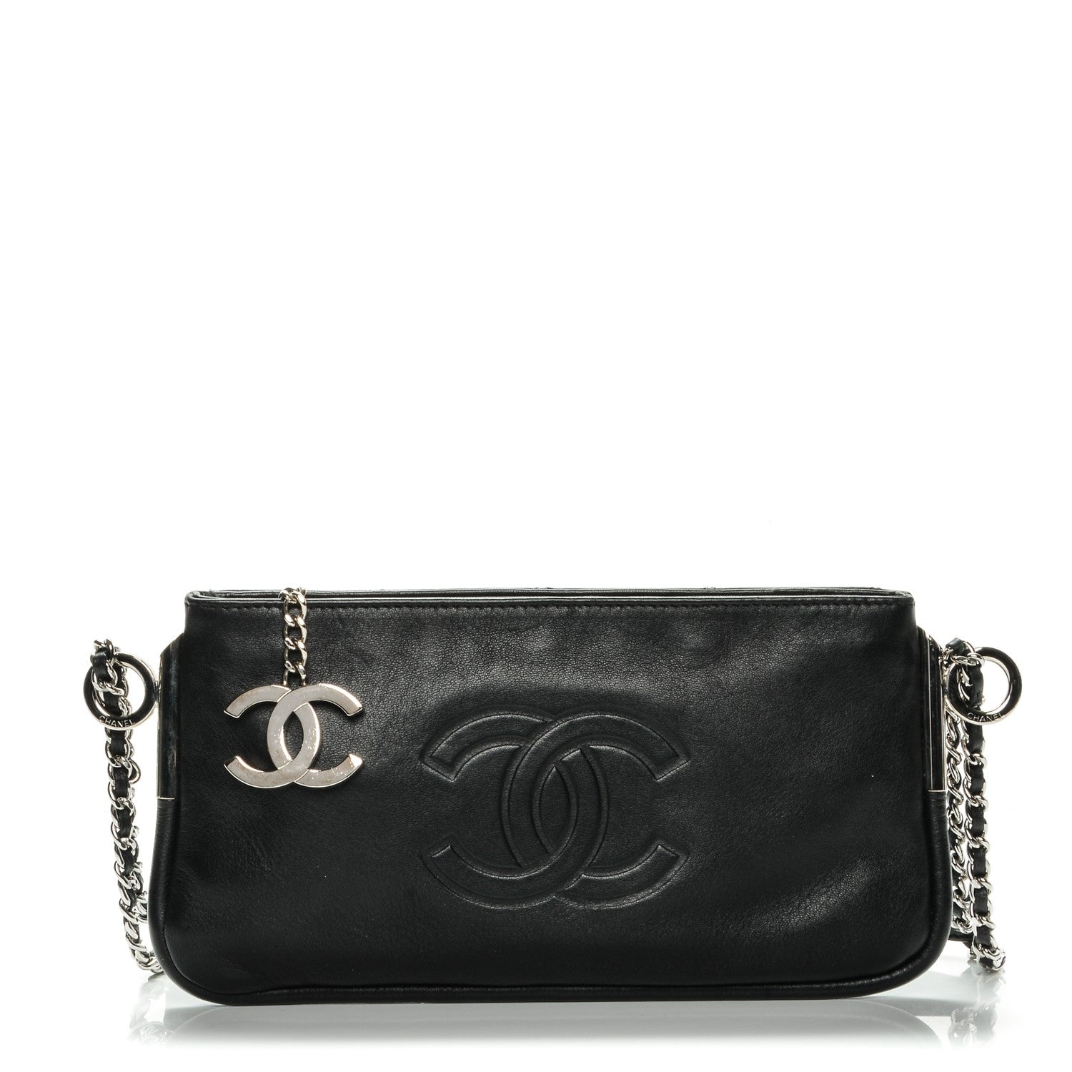 Chanel Lambskin Ultimate Soft Pochette Black 1 of 10
