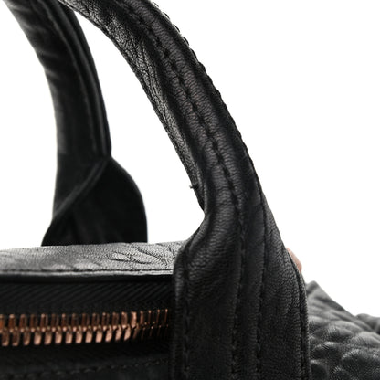 Alexander Wang Pebbled Lambskin Rockie Black Rose Gold Hardware 10 of 16