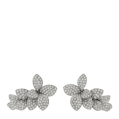 Pasquale Bruni 18K White Gold Diamond Petite Garden Earrings 1 of 4