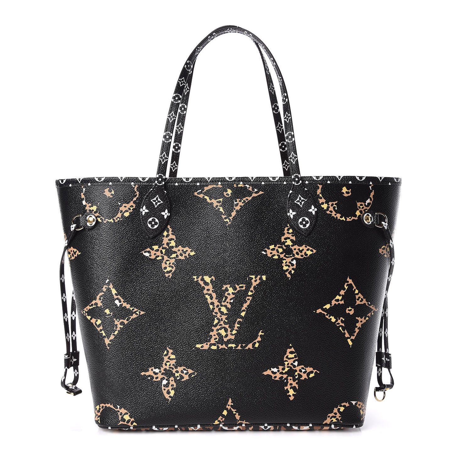 Monogram Giant Jungle Neverfull MM Black