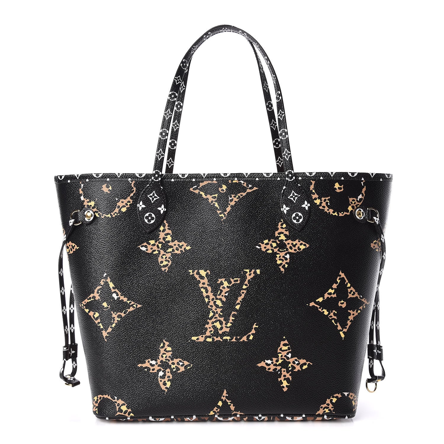 Louis Vuitton Monogram Giant Jungle Neverfull MM Black 3 of 11