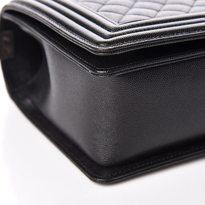 Chanel Caviar Quilted New Medium Boy Flap Black 9 of 11
