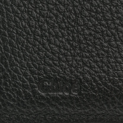 Chloe Calfskin Alphabet Tri-Fold Black 6 of 10