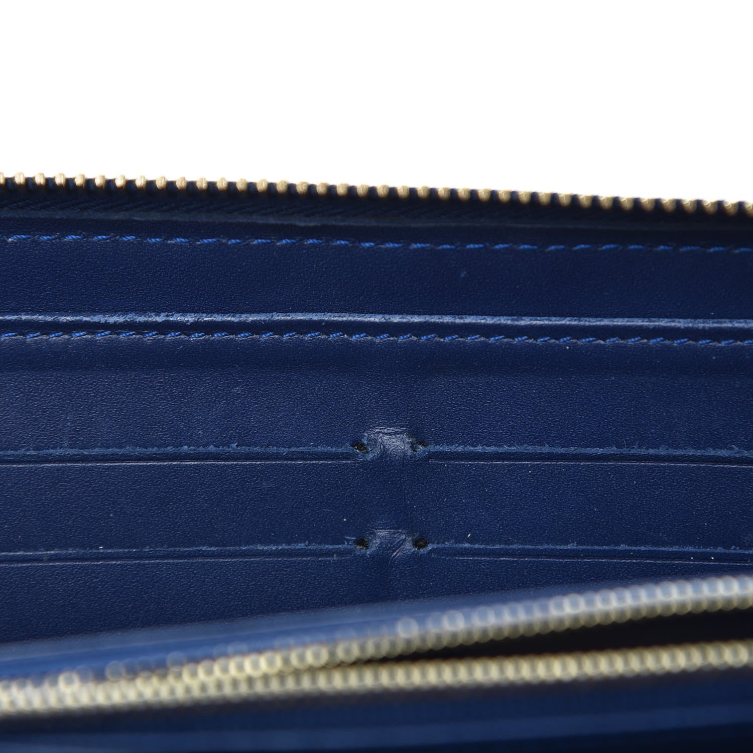 Louis Vuitton Vernis Ikat Zippy Wallet Grand Blue 7 of 8