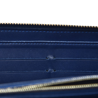 Louis Vuitton Vernis Ikat Zippy Wallet Grand Blue 7 of 8