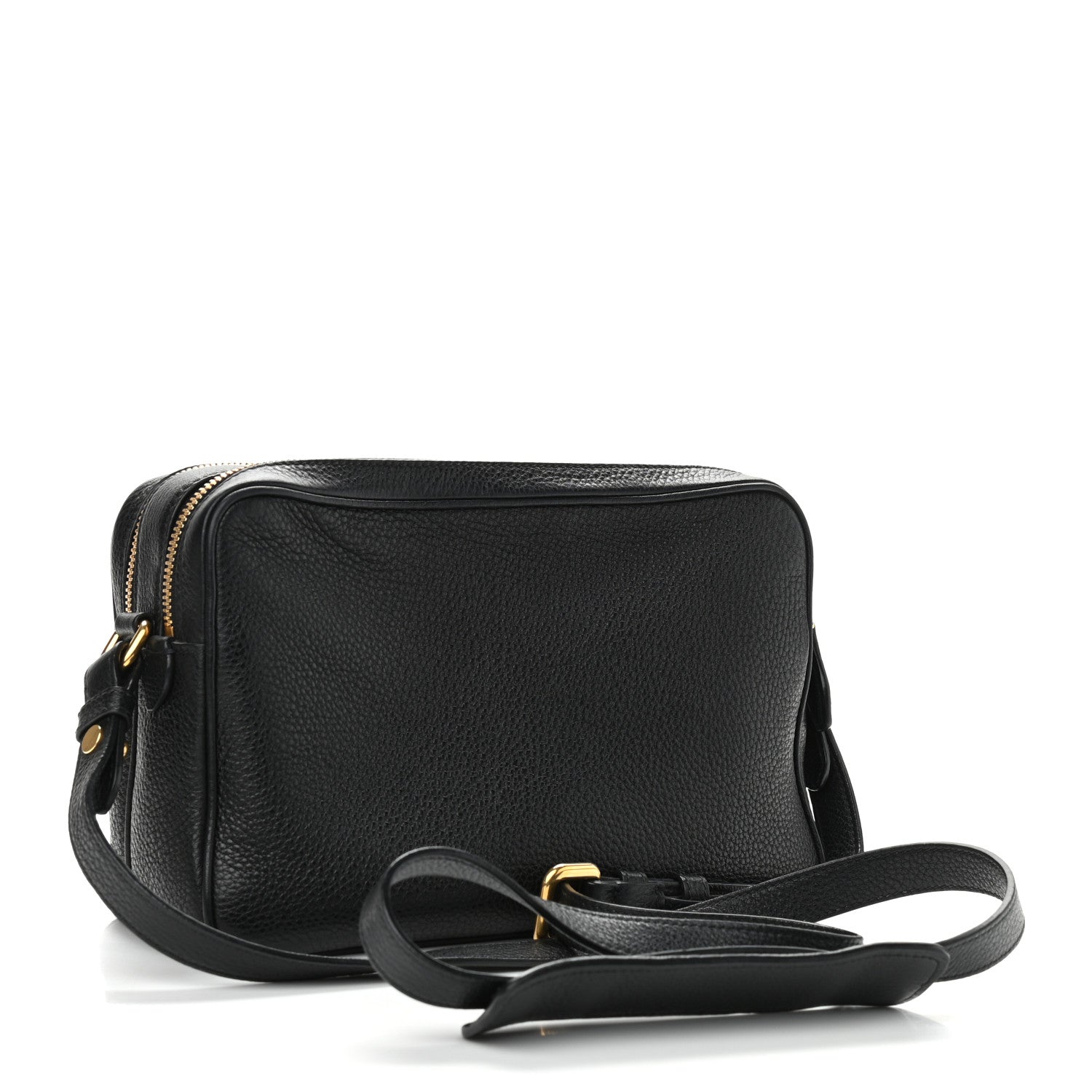 Prada Vitello Phenix Camera Bag Black 3 of 11