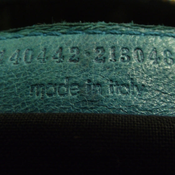 Leather Day Hobo Turquoise