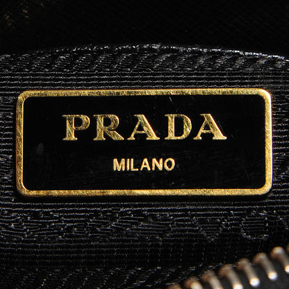 Prada Saffiano Lux Medium Double Zip Tote Nero Black 6 of 9