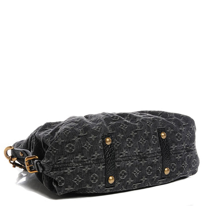 Louis Vuitton Denim Neo Cabby MM Black 4 of 8