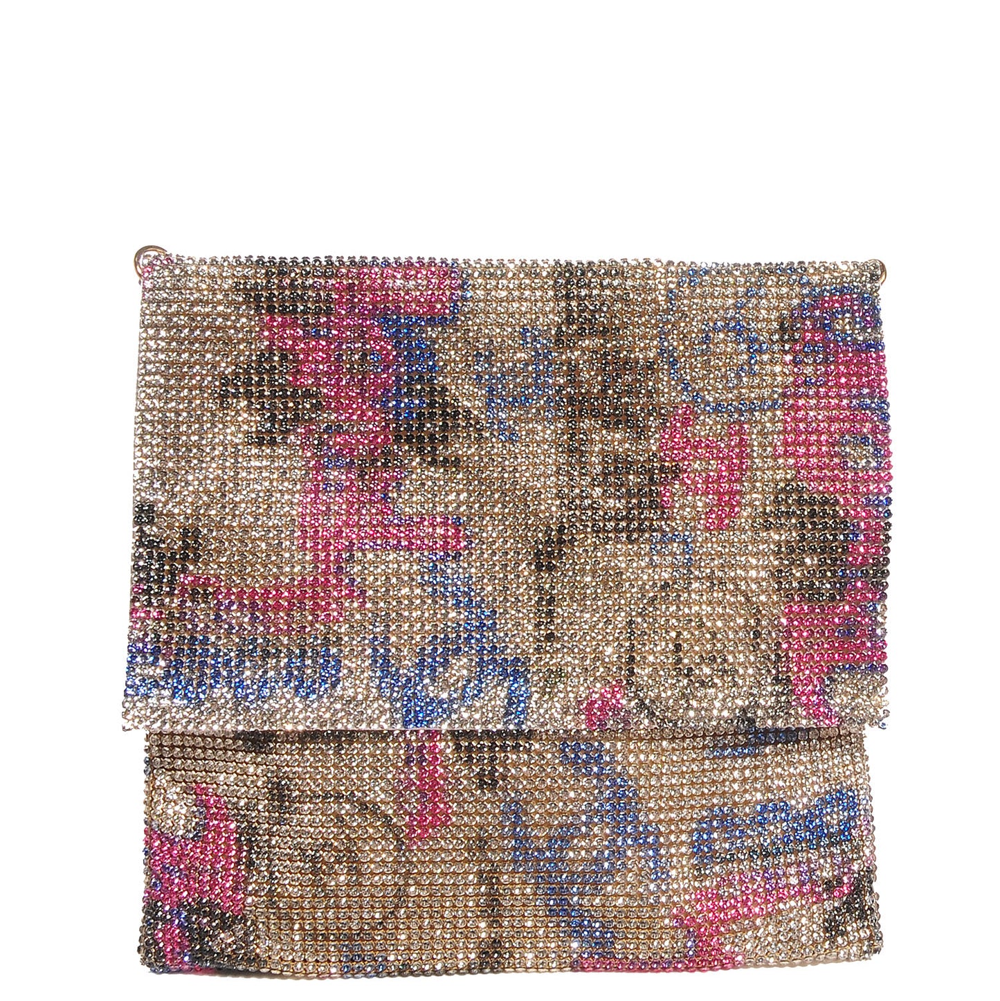 Strass Crystal Graffiti CC Messenger Bag Multicolor