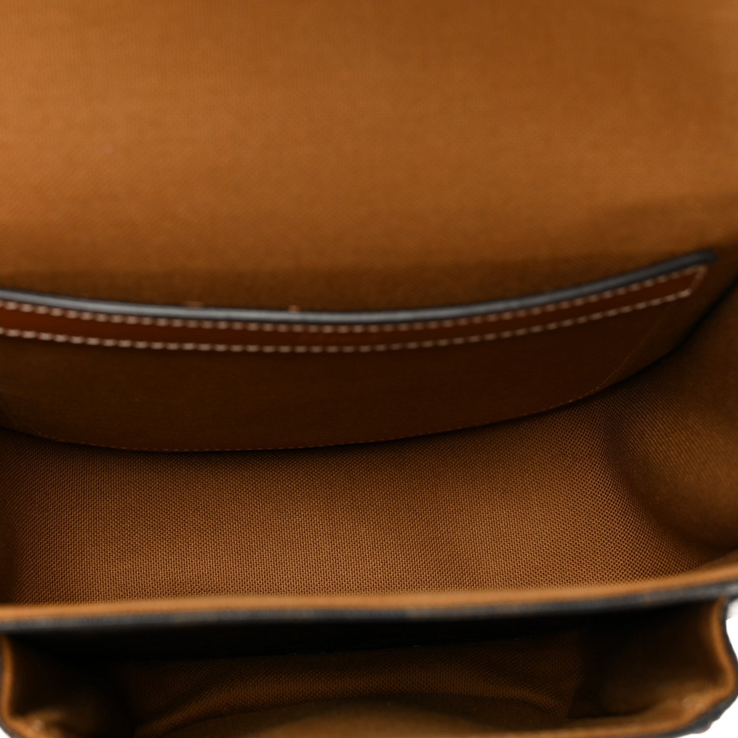 Celine Triomphe Canvas Medium Folco Bag Tan 5 of 9