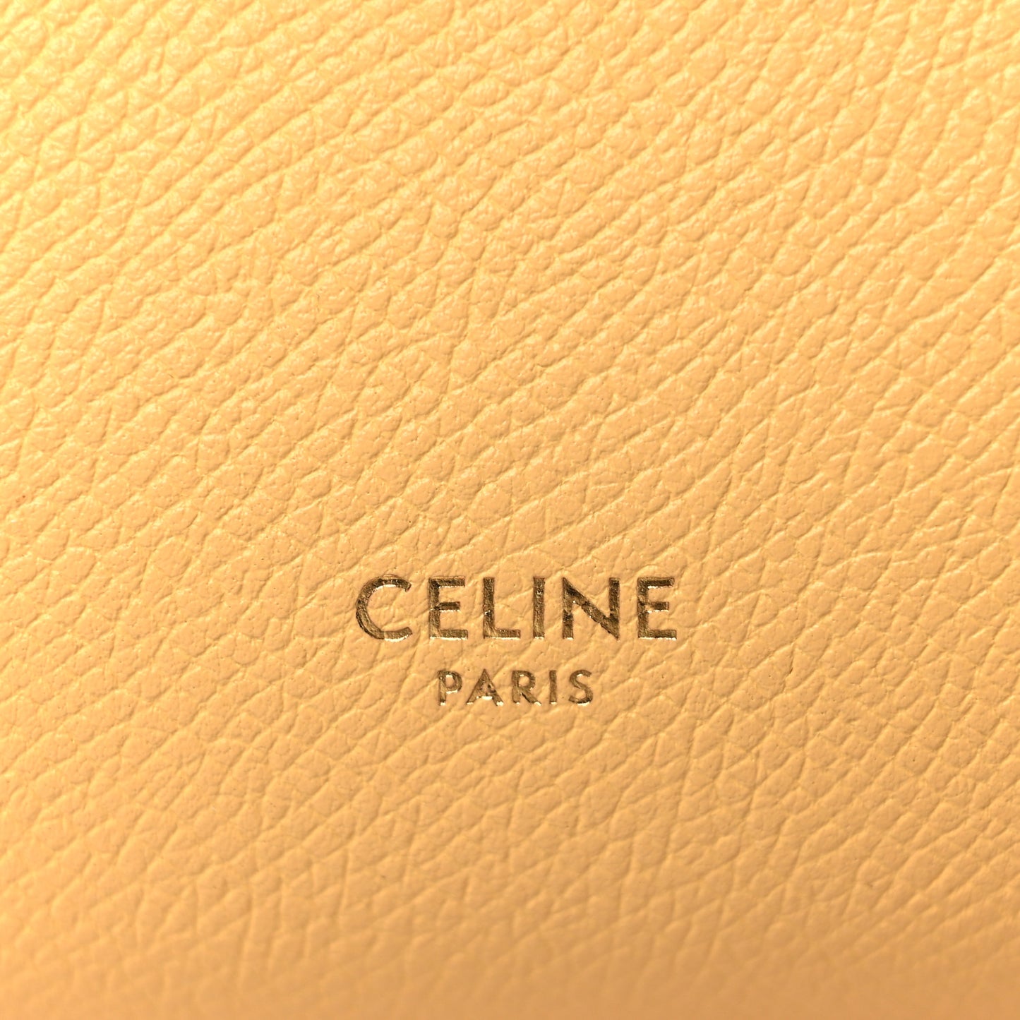 Grained Calfskin Pico Belt Bag Pale Yellow