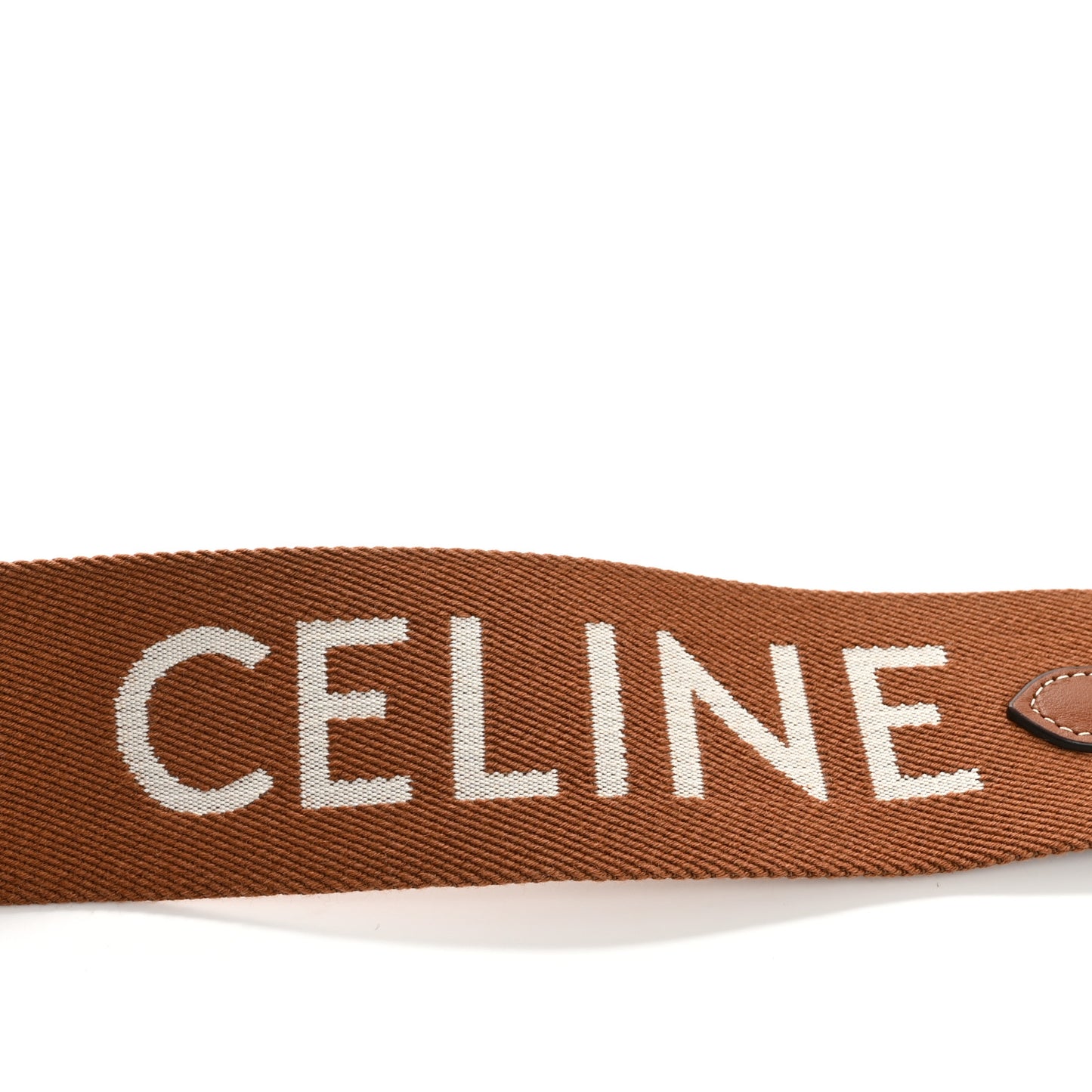 Jacquard Wool Strap Light Brown