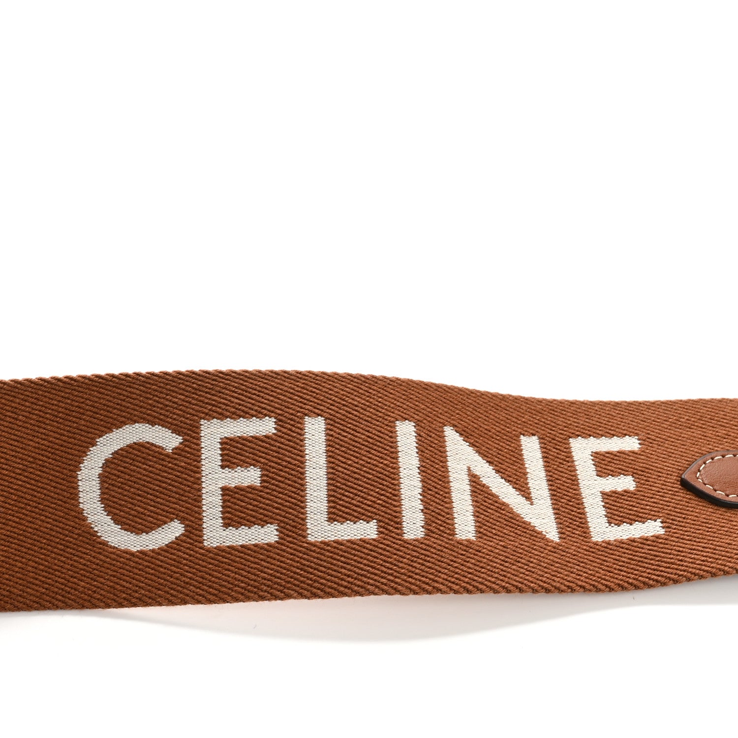 Celine Jacquard Wool Strap Light Brown 3 of 7
