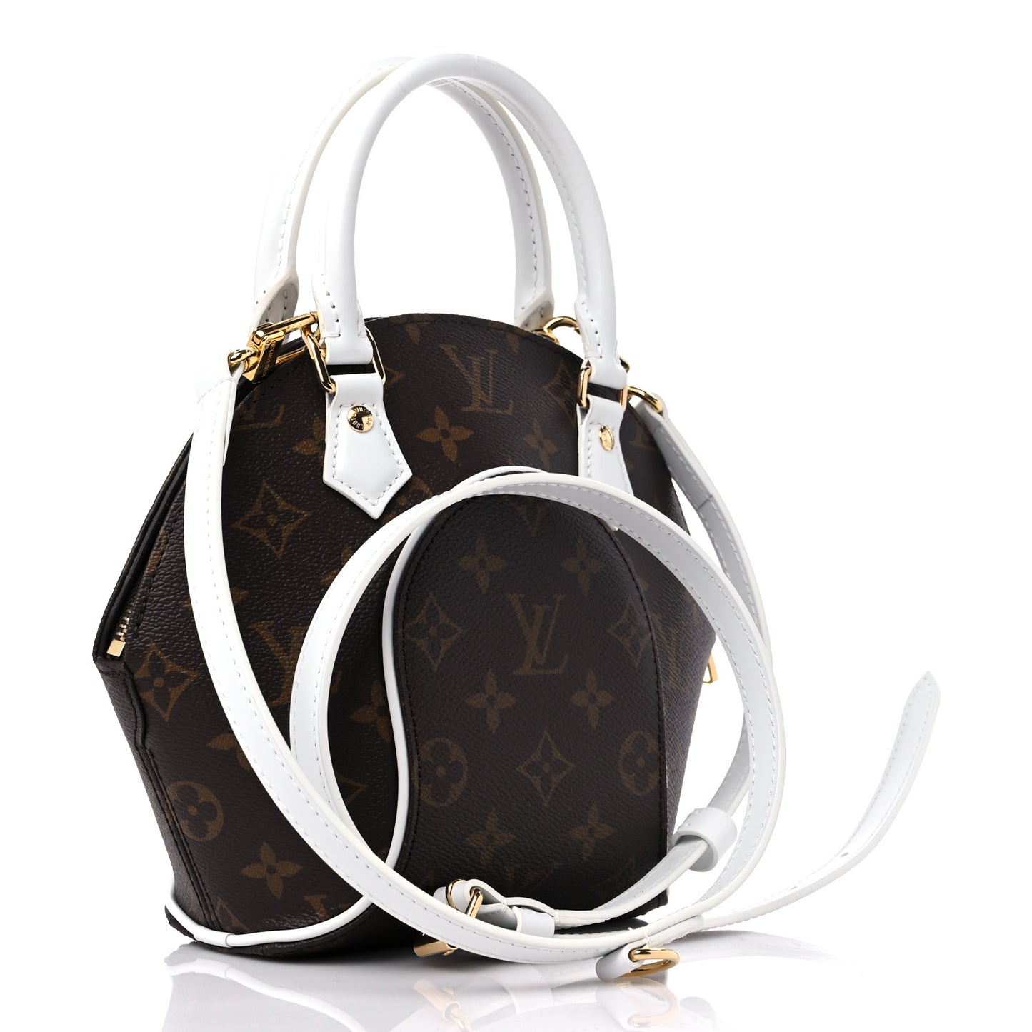 Monogram LV Match Ellipse BB White