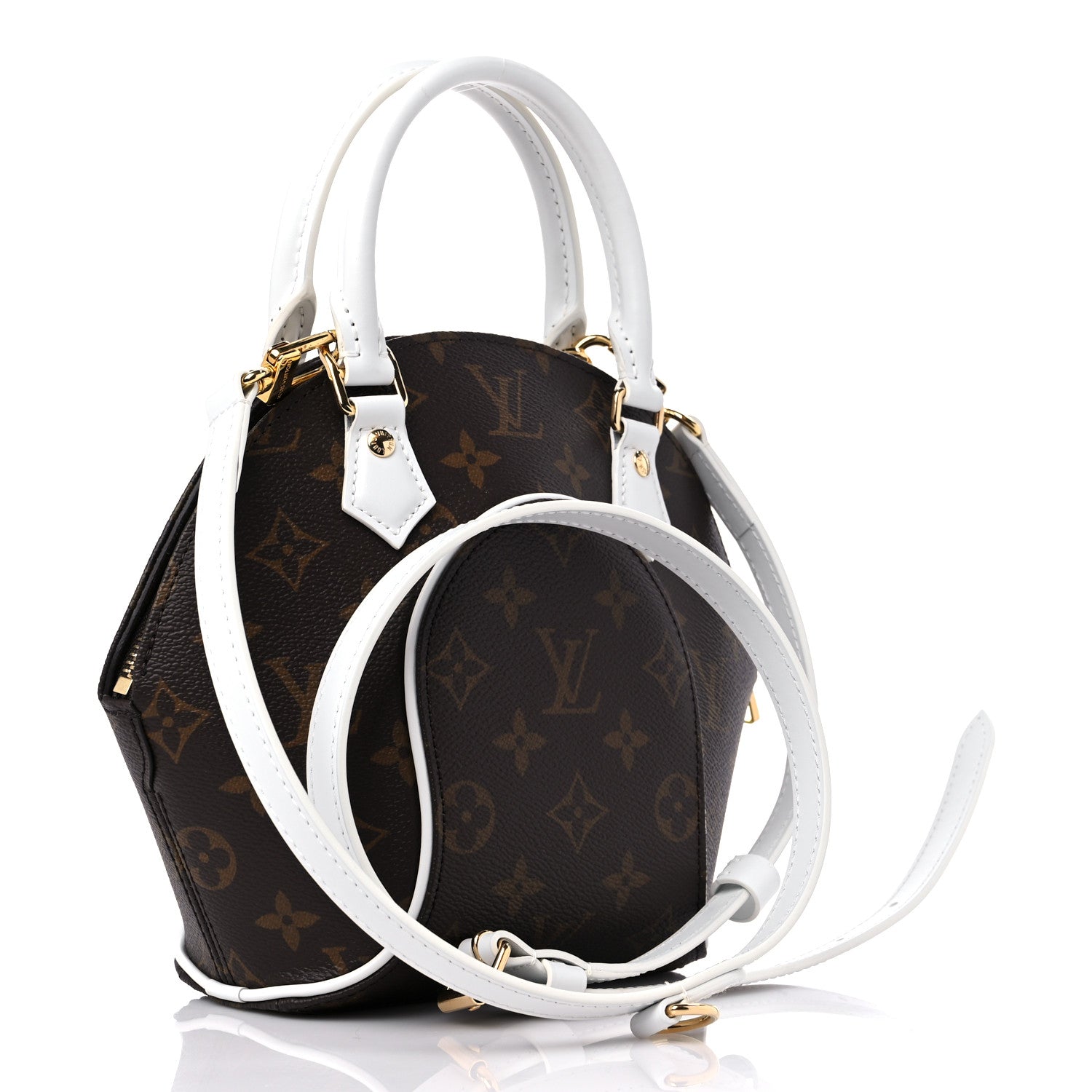 Louis Vuitton Monogram LV Match Ellipse BB White 3 of 10