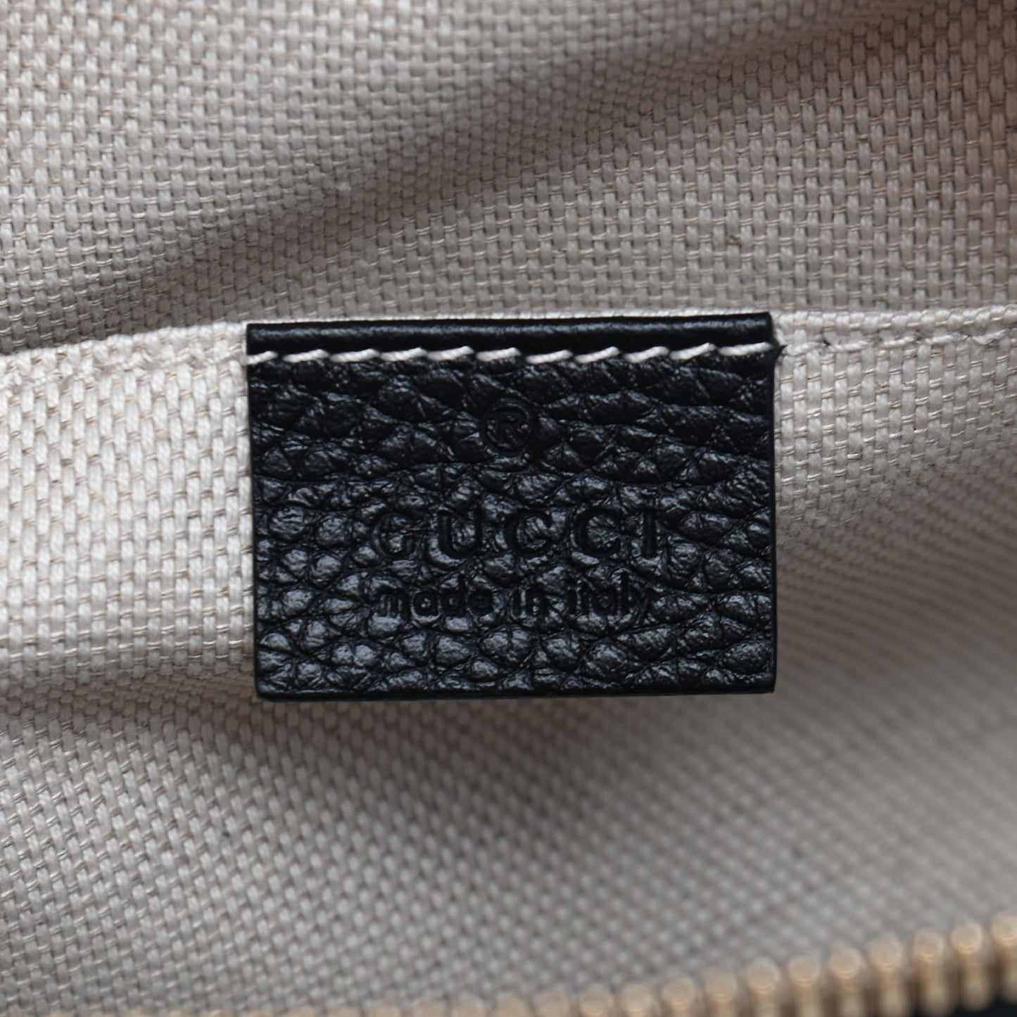 Pebbled Calfskin Small Soho Disco Bag Black