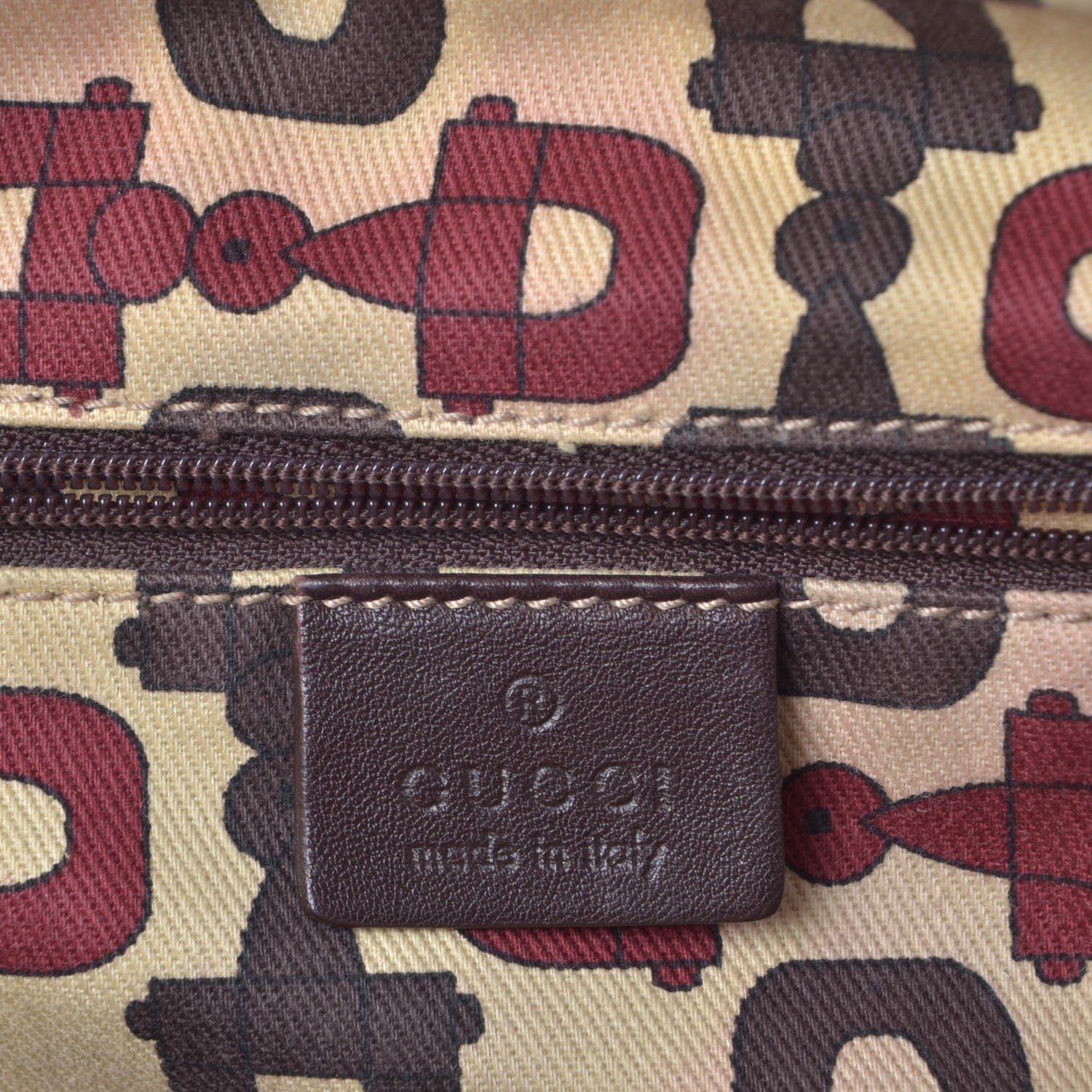 Gucci Guccissima Small Princy Satchel Brown 5 of 11