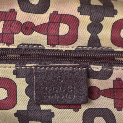 Gucci Guccissima Small Princy Satchel Brown 5 of 11