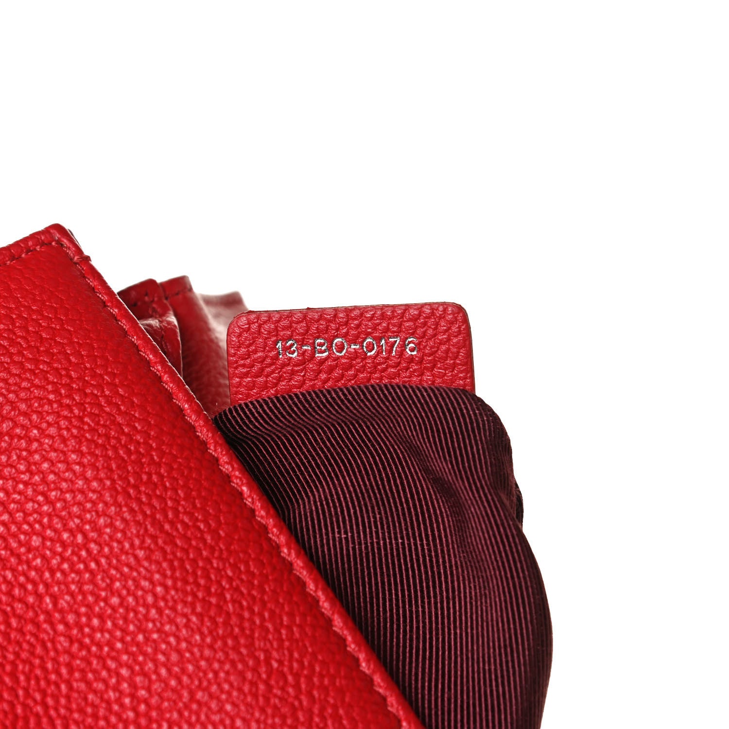 Christian Dior Grained Calfskin Small Diorama Flap Bag Red 7 of 15