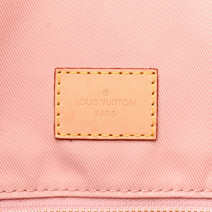 Louis Vuitton Damier Azur Graceful MM Rose Ballerine 6 of 11
