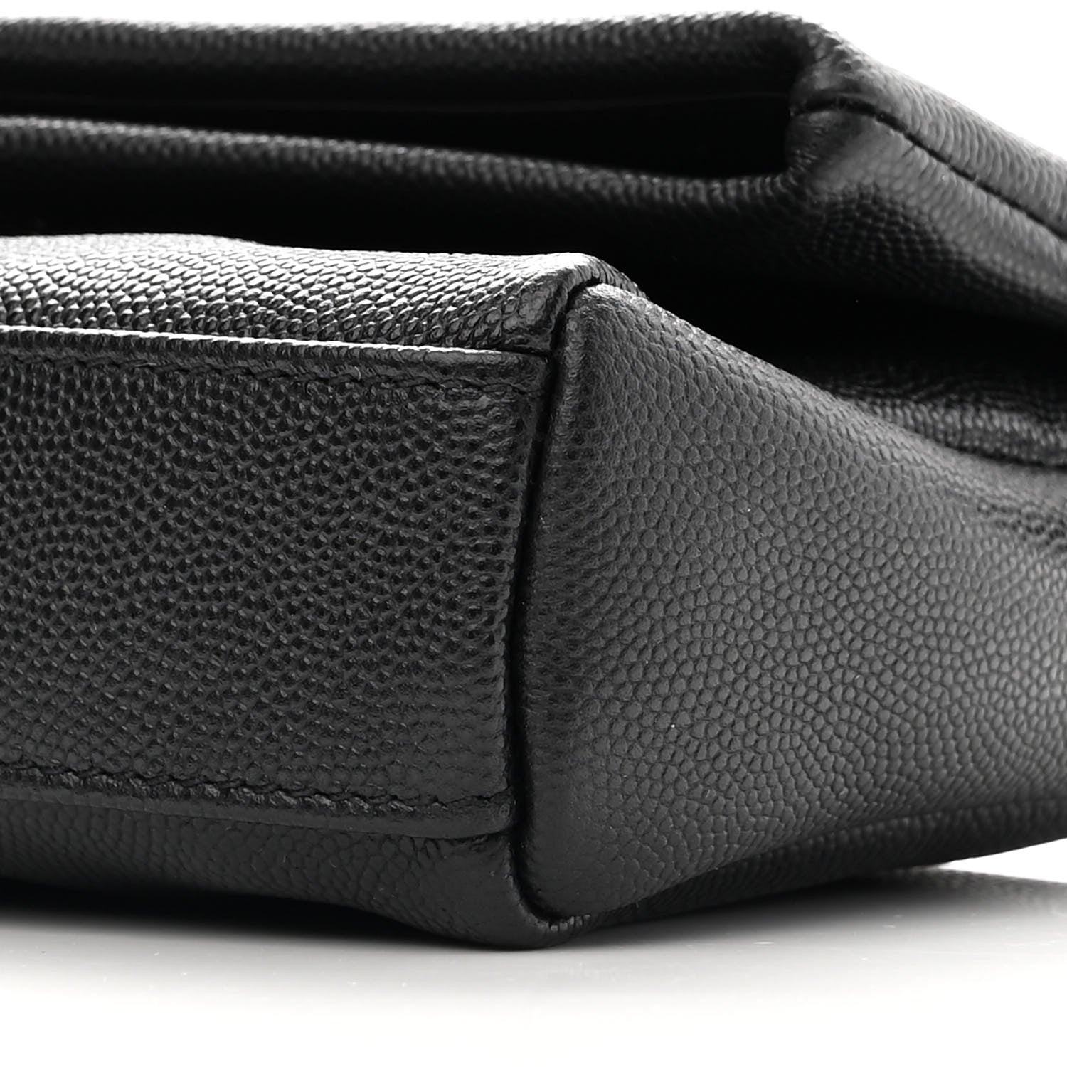 Saint Laurent Grain De Poudre Monogram Toy West Hollywood Fold-Over Bag Black 11 of 11