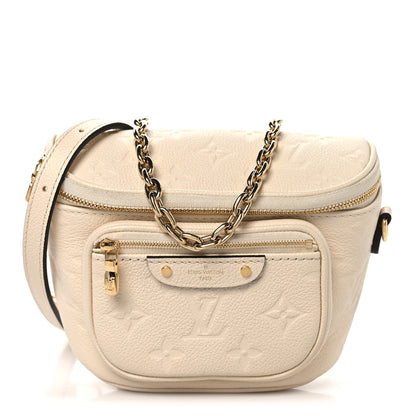 Louis Vuitton Empreinte Mini Bumbag Cream 1 of 11