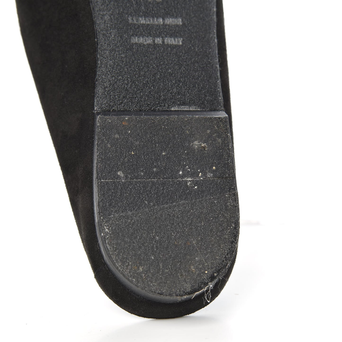 Suede Goatskin Crystal Roxane Mules 39 Gris Argente Black